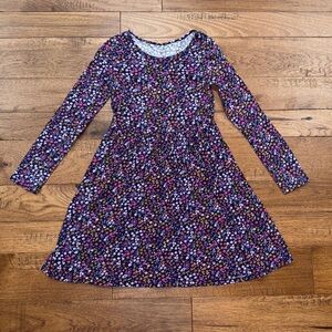 Jumping Beans Girls Flowered Long-Sleeve Dress - All Day Play Dress - Size 8